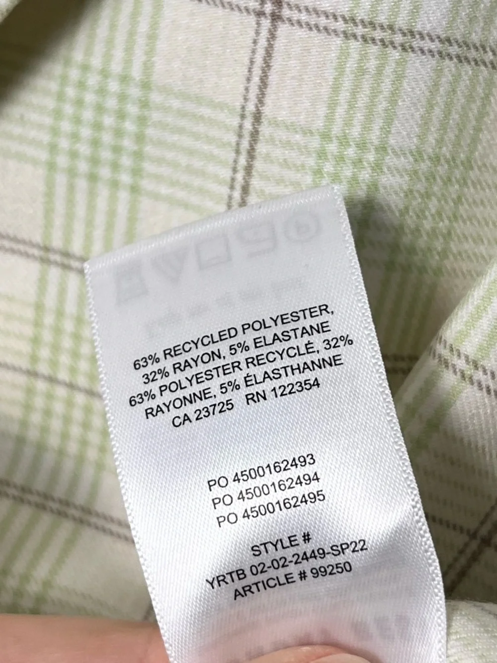 Aritzia Sunday Best Plaid Tuesday Shirt - Picture 6 of 7